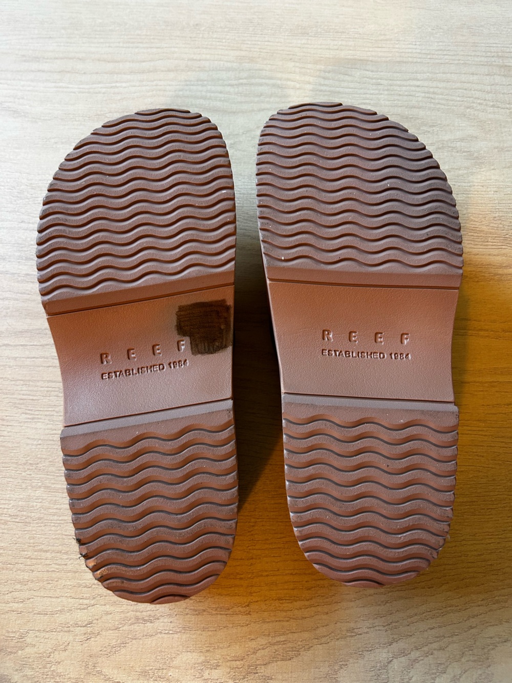 Reef Vista Skye Brown Suede Slip-On Mule Clogs Women’s Size 7 - Picture 6 of 7